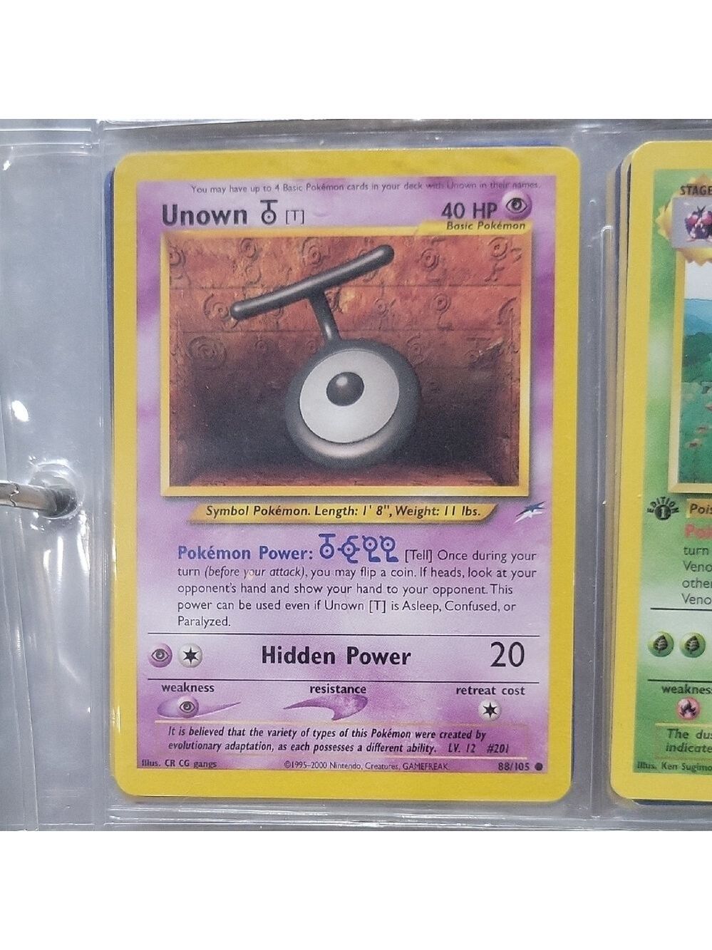 Pokemon Card Unown